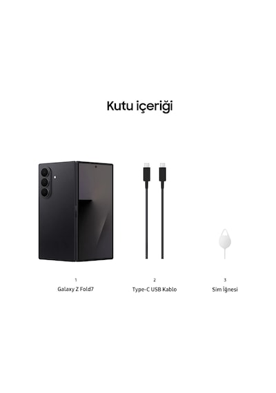 Samsung Galaxy Z Fold7 512 GB (Samsung Türkiye Garantili)