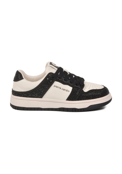 Pierre Cardin Siyah Beyaz Bağcıklı Taş İşlemeli Hafif Kadın Sneaker Pcı-11505 G Siyah-Beyaz Pierre Cardin Siyah Beyaz Bağcıklı Taş İşlemeli Hafif Kadın Sneaker Pcı-11505 G Siyah-Beyaz