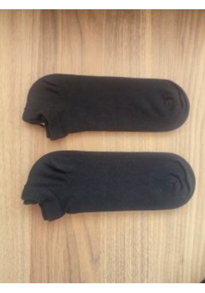 Omelf Sneakers Pamuklu Yumuşacık 5'li Çorap Siyah
