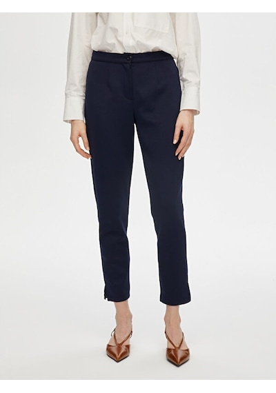 Faik Sönmez Slim Fit Örme Pantolon B00053-1 B00053-120 Lacivert