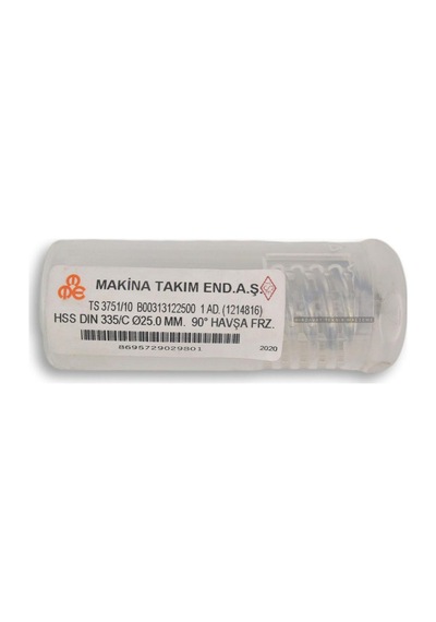 Mte 25 Mm 90 Havşa Freze Hss Dın 335/c