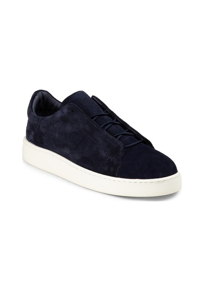 Deery Erkek Gizli Bağcıklı Hakiki Süet Lacivert Sneaker - 04444mlcve02