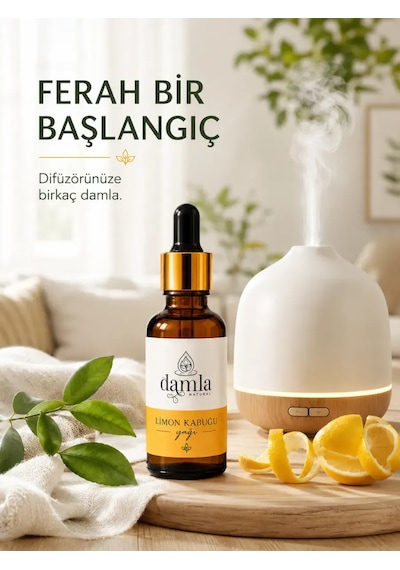 Biodamla Natural Limon Kabuğu Yağı 20 Ml