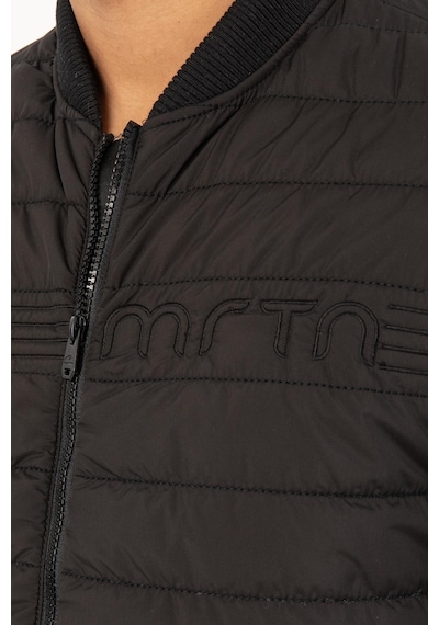 Maraton Sportswear Regular Erkek Hakim Yaka Takma Kol Outdoor Siyah Mont 21741-siyah Siyah