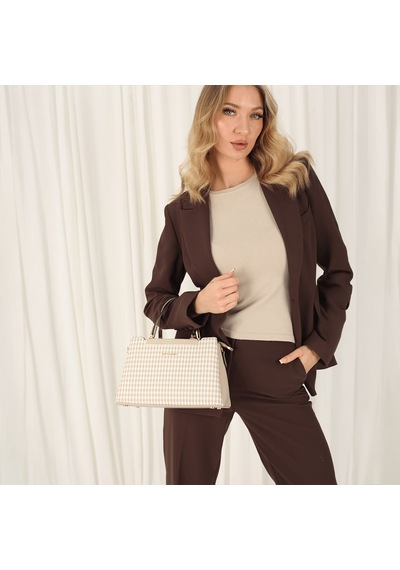 Kadın Silver & Polo Sp913-m191 Sılver Polo El Çantası Kum Beji-kum