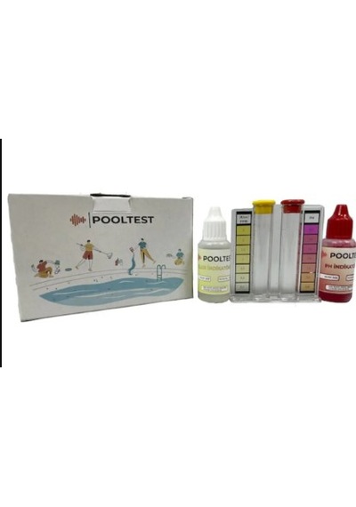 Pooltest Sıvılı Ph Klor Havuz Kimyasalı Test Kiti
