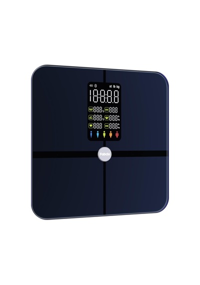 Fitsmart Plus Bluetooth Çok Fonksiyonlu Yağ Ölçer Akıllı Tartı Siyah