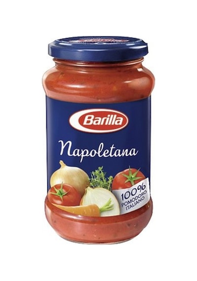 Barilla Napoliten Makarna Sosu 400g - Taze Sebzelerden Glutensiz Vegan 3'li Ekonomik Paket - 3 Tarı