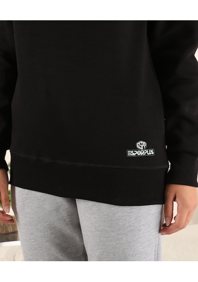 Siyah Unisex Sweatshirt Siyah