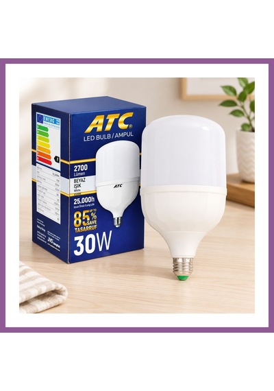Bezos 30 W Led Torch Ampul Rengaren Standart