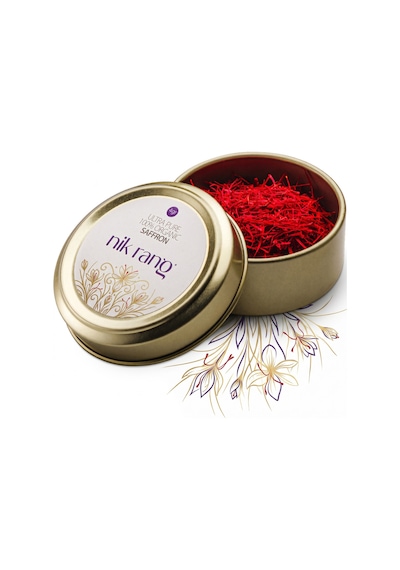 Nik Rang 4 Gr Premium %100 Saf İran Safranı Süper Negin Kalite 4 Gr Katkısız, Doğal Renk Ve Aroma