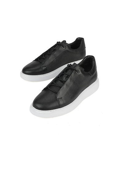 Ziya, Erkek Hakiki Deri Sneaker 1531026z8552 Siyah 1531026z8552 000 Siyah