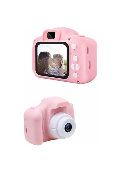 Çocuklara Özel Fotoğraf Ve Video Çeken Mini Çok Renkli Fotoğraf Makinesi - Hs08372769-7269 Renkli