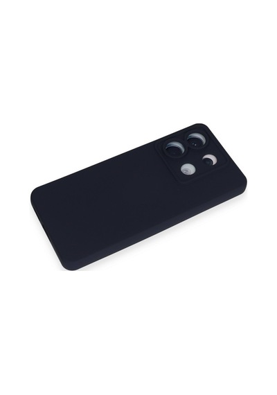 Xiaomi Redmi Note 13 Pro 5g Uyumlu Kılıf Nano İçi Kadife Silikon - Lacivert