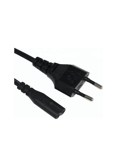 Teyp Fiş - Notebook Adaptör Power Kablosu 2 Pin - 1.5 Metre