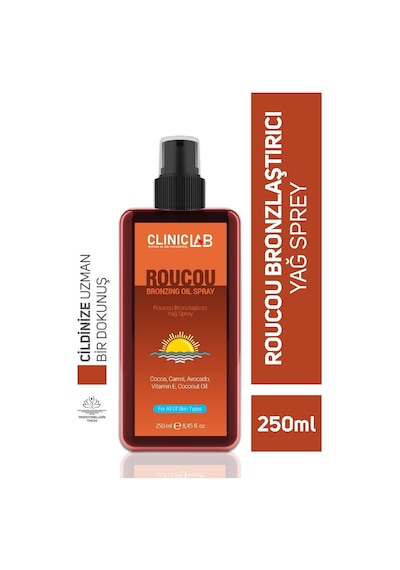 Roucou Bronzlaştırıcı Yağ Sprey 250 Ml