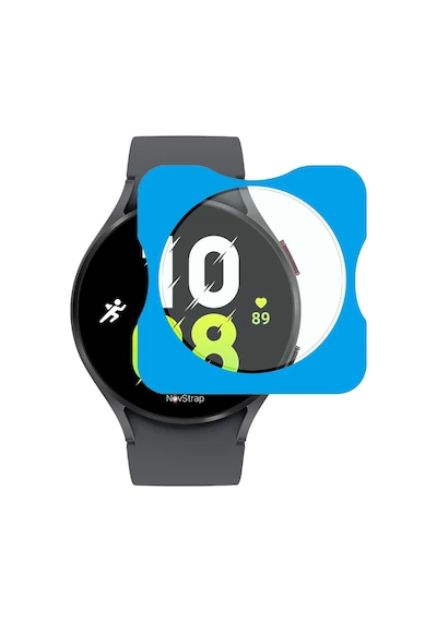 Novstrap Samsung Galaxy Watch 5 44mm İle Uyumlu Ekran Koruyucu Temperli Cam Kolay Uygulama Aparatlı