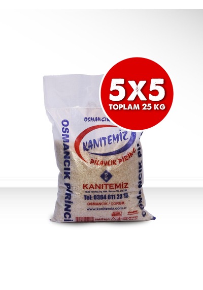 Yeni Mahsul Osmancık Pirinci 5x5