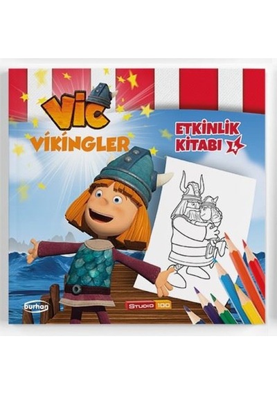 Vikingler Etkinlik Kitabı - 4 - Reyha Cerit Bala - Burhan Yayıncılık
