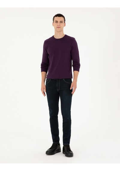 Pierre Cardin Erkek Mor Kazak /triko 50296575-vr038 Mor