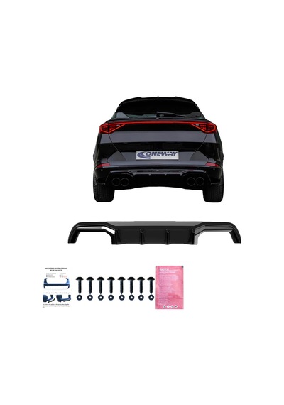 Cupra Formentor 2024+ Arka Difüzör Piano Black Difüzör Eki