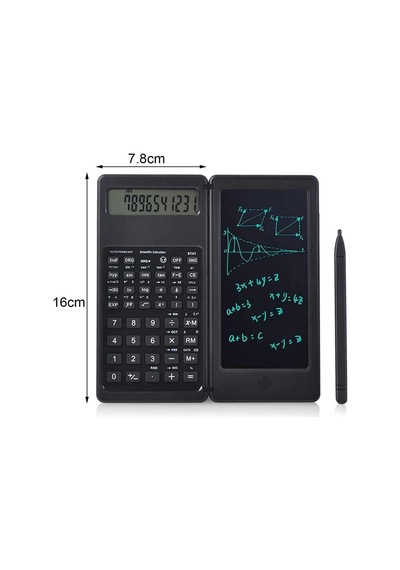 Silinebilir Lcd Yazı Tabletli,kalemli Katlanabilir Bilimsel Hesap Makinesi 5580 Diğer
