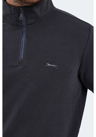 Slazenger Sammy In Erkek Sweatshirt Koyu Gri