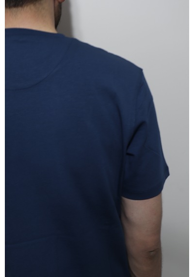 Santa Dmctekstil Erkek 2675 Düz Spor Kesim Rahat Kalıp Bisiklet Yaka Basic T-shirt Indigo Santa Dmctekstil Erkek 2675 Düz Spor Kesim Rahat Kalıp Bisiklet Yaka Basic T-shirt Indigo