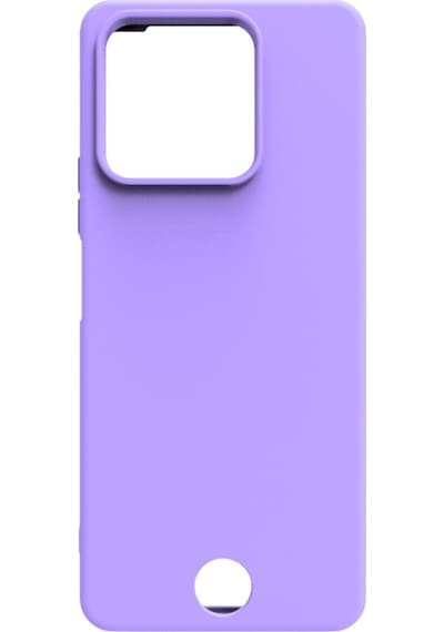 Reeder S71 Kılıf Kamera Korumalı Silikon Rubber Arka Kapak Lila