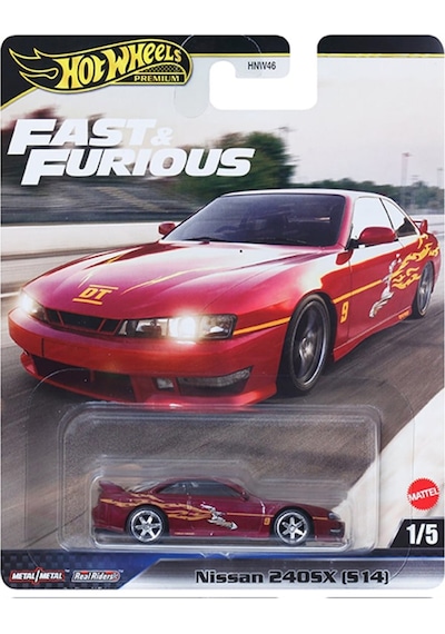 Hot Wheels Fast & Furious Premium Nissan 240sx S14 Kırmızı
