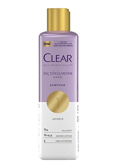 2 Adet Clear Şampuan Scalp Dökülme Karşıtı 300 Ml