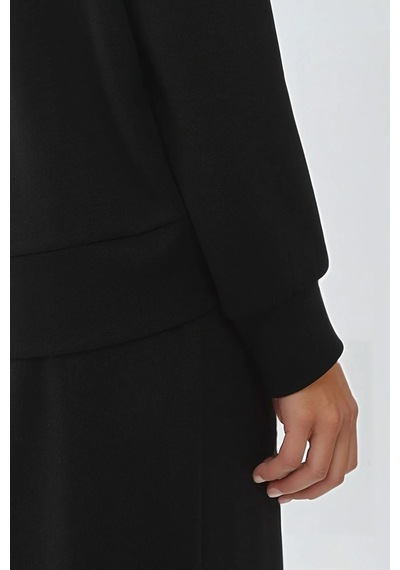 Hiccup Modal Dokunuşlu Basic Sweatshirt Siyah