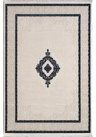 Artemis Halı Anetta 03319a Krem Mavi Makine Halısı