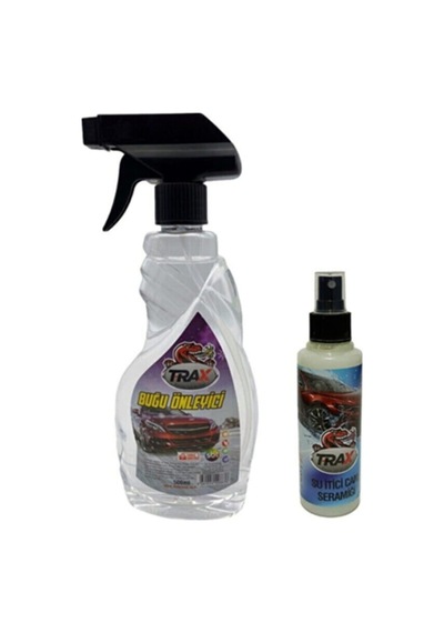 Oto Cam Buğu Önleyici 500ml & Su Itici Cam Seramiği Yağmur Kaydırıcı 170ml-2 Li Set