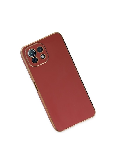 Xiaomi Mi 11 Lite Uyumlu Kılıf Volet Silikon - Kırmızı
