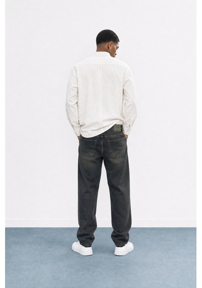 Respire Erkek Washed Baggy Pantolon Tint Mavi