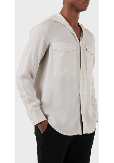 Emporio Armani Erkek Gömlek 3d1cg5 1nkgz 06g2 Gri