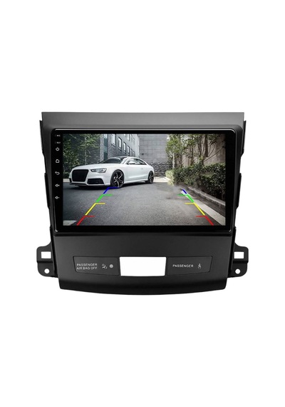 Mitsubishi Outlander Araç Multimedya Android Ekran Carplay Double Teyp 4+64 9" 08-12 Black Navımex