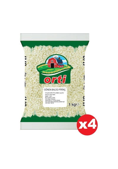 Orti Gönen Baldo Pirinç 1 Kg x 4 adet