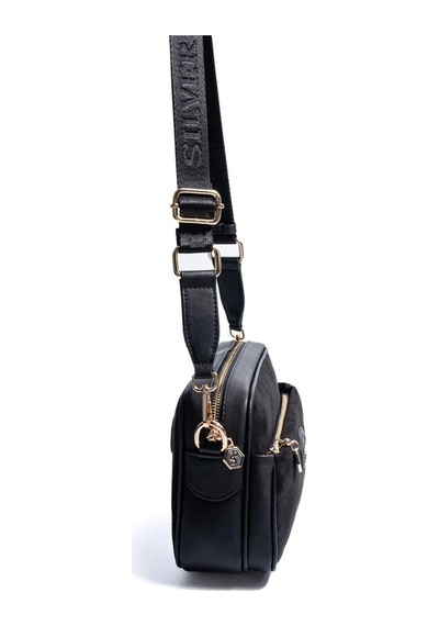 Silver Polo Sp1267 Kadın Çapraz Çanta Süet Siyah-siyah
