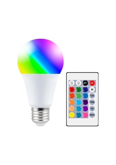 9w Uzaktan Kumandalı 15 Farklı Renk Seçenekli Led Ampul Diğer