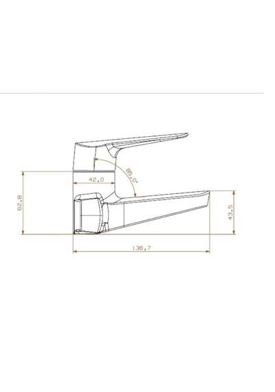 Creavit BV2500 Bevel Banyo Armatürü Krom
