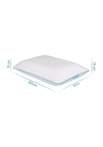 Viscofoam Boyun Destekli Ortopedik Yastık Tombul Visco Yastık - 59x39x13cm