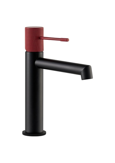 Fontana FM-2118 Kırmızı - Siyah Lavabo Bataryası