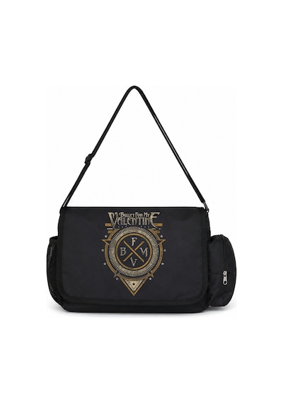 Sevbano Bullet For My Valentine Rock Metal Müzik Baskılı Unisex Okul, Spo Siyah