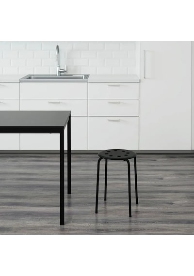 Ikea Marıus Tabure İkea, Siyah 45 Cm 60360928 409568386 Siyah