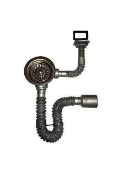 Üstten Taşmalı Körüklü Lavabo Sifonu - 115 Mm Çap 0.2mm Kenar Kalınlığı