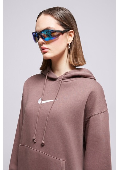 Nike Sportswear Phoenix Fleece Oversized Pullover Hoodie Kadın Sweatshirt Kahverengi Kahverengi