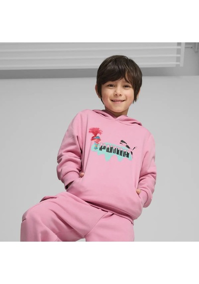 Puma X Trolls Hoodie Pembe Kız Çocuk Sweatshirt