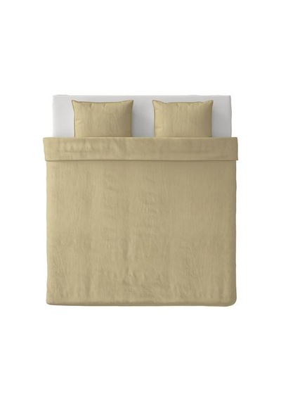 Ikea Angslılja Çift Kişilik Nevresim Takımı 220 X 240 Cm Hardal